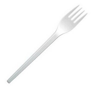 Fourchettes blanches réutilisables lot de 20 | jourdefete.com