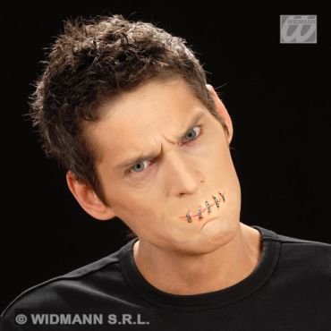 Maquillage Effets Spéciaux Halloween - Bouche Cousue