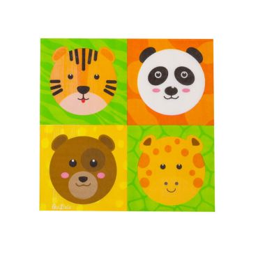 serviettes-anniversaire-zoo-party | jourdefete.com