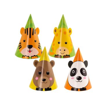 chapeaux-pointus-anniversaire-zoo-party | jourdefete.com