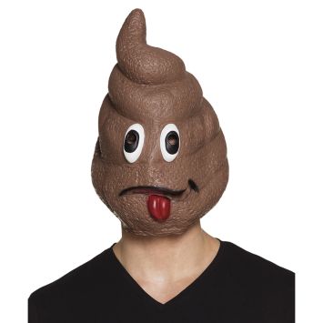 Masque en Latex "Crotte"- Adulte