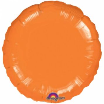 Ballon Hélium Rond - Orange