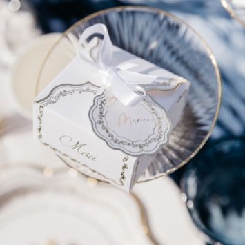 10 étiquettes à personnaliser FSC® - Diamètre 5 cm - Collection Vintage Doré