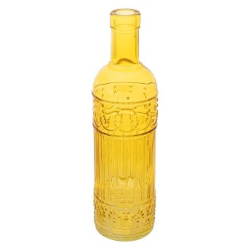 Optez pour ce superbe vase bouteille de couleur jaune pour votre événement festif | jourdefete.com