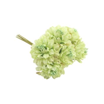 Mini bouquet de fleurs artificielles coloris vert pour décoration de mariage, baptême ou communion | jourdefete.com