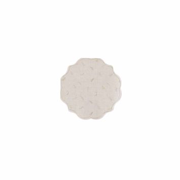 Serviettes papier effet lin et or pour communion élégante | jourdefete.com