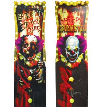 Panneau de Décoration Clown Démoniaque