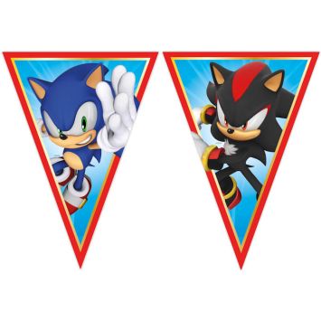 Guirlande de 8 fanions FSC® - 2,3 m - Sonic the Hedgehog™