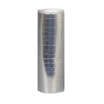 Rouleau de 18 serpentins métallisés - Argent