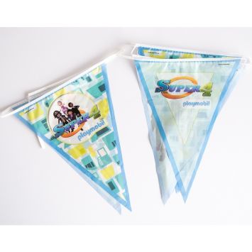 Guirlande Fanions - Playmobil Super 4