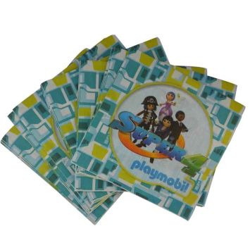 20 Serviettes - Playmobil Super 4