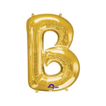 Ballon à air Lettre "B" - Or