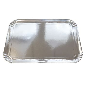 5 plateaux rectangulaires en carton - 28 x 42 cm - Couleur au choix
