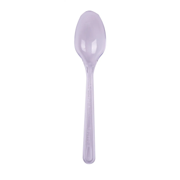 Grandes cuillères en plastique cristal luxe 180 mm réutilisables pour buffet | jourdefete.com