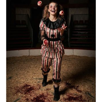 Déguisement de Clown Tueuse pour femme - Taille au choix