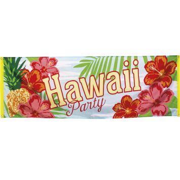 Bannière "Hawaï Party Paradise"