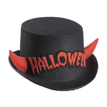 Chapeau Halloween Cornes du Diable en Feutre