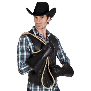 Gants de Cowboy - Effet cuir