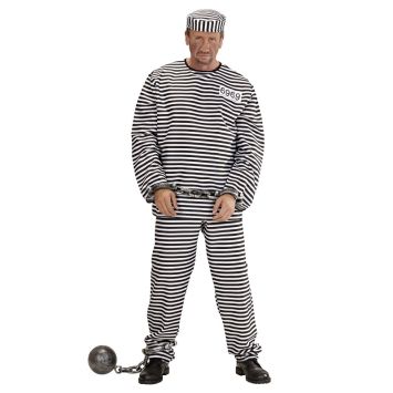 Costume de Prisonnier Rayé Homme - Taille au Choix