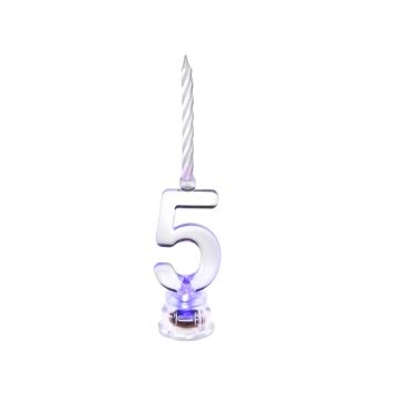 Bougie Led Chiffre 5