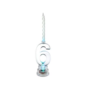 Bougie Led Chiffre 6