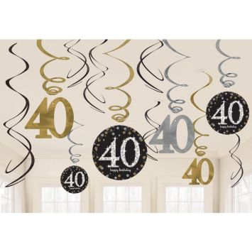 Suspensions 40 Ans - Or / Argent