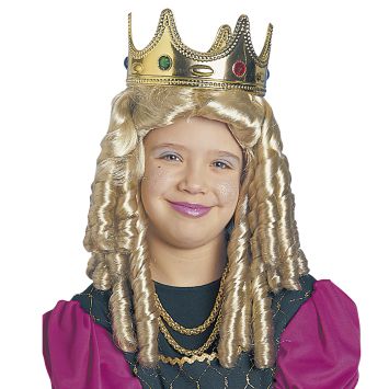 Perruque de princesse blonde - Enfant