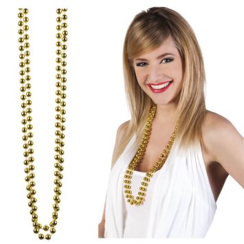 2 Colliers de perles – Doré