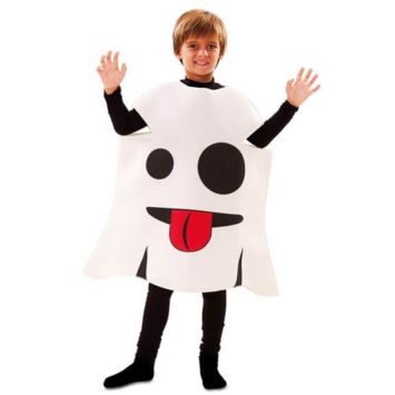 Déguisement Enfant - Émoticône Fantôme - Taille 7-8 ans