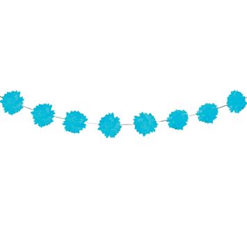 Guirlande Pompons - Turquoise