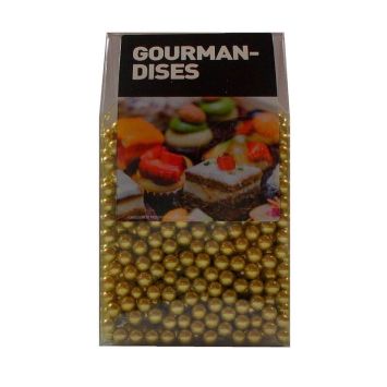 Perles de sucre - 200 gr - Couleur Or | jourdefete.com