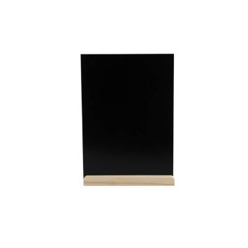 Grande Ardoise double face sur socle en bois