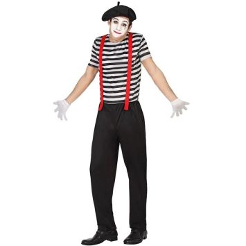 Déguisement de Mime pour Homme - Taille au Choix