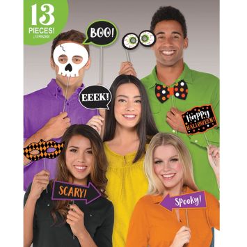 Kit de Photobooth d’Halloween – 13 pièces