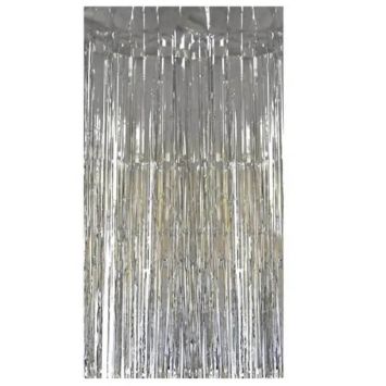 rideau lamelles argent | jourdefete.com