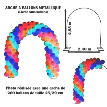 Grande Arche à Ballons en Métal