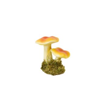 champignons girolles en resine | jourdefete.com