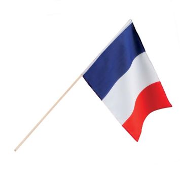 Drapeau Français avec sa Hampe