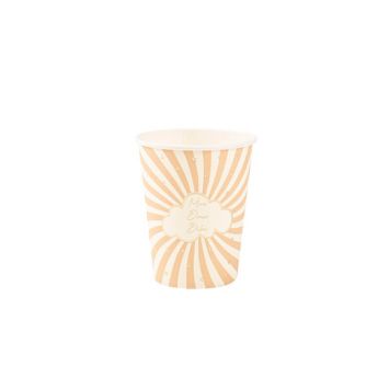 gobelet en carton de la collection baby nude et camel pour baby shower