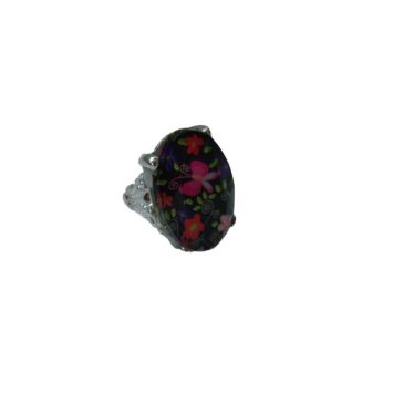 bague avec fleurs