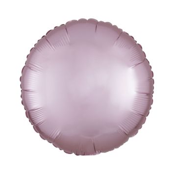 rond satin rose pastel | jourdefete.com