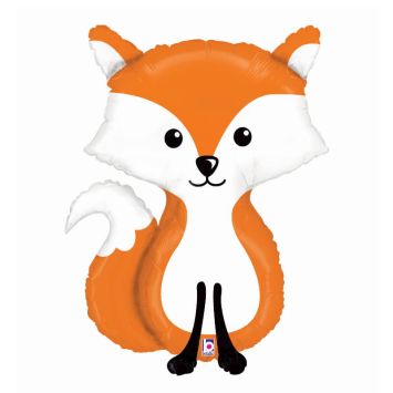 ballon en aluminium Renard de 91 cm | jourdefete.com