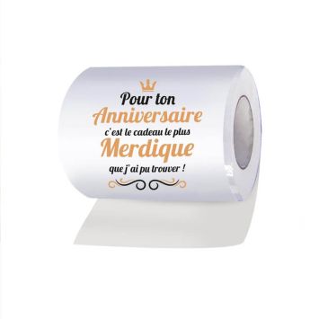 Un anniversaire se doit d'avoir son cadeau "merdique" | jourdefete.com