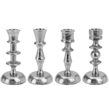 bougeoir argent 13cm | jourdefete.com