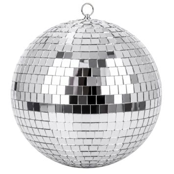 Boule à facettes Disco argentée - 25 cm