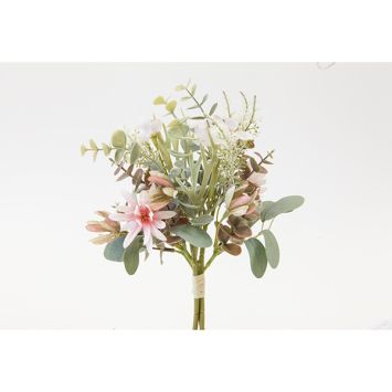 Bouquet de calycanthes, d'eucalyptus et de cornes d’élan artificiel, déco champêtre | jourdefete.com