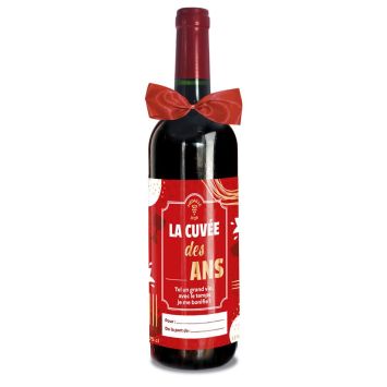 Vin personnalisable pour anniversaire | jourdefete.com