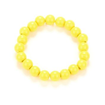 Bracelet de perles - Jaune