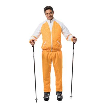 Déguisement Jean-Claude Dusse tenue de ski orange culte | jourdefete.com