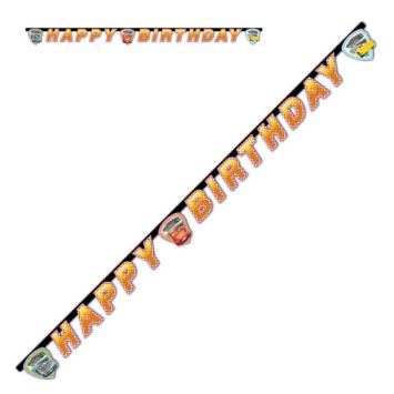 Guirlande Lettres - Happy Birthday - Joyeux Anniversaire - Cars 3
